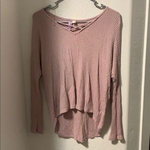 Long sleeve stretchy shirt